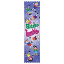 2" X 8" Stock Multicolor Pinked Top Star Tumbler Award Ribbon