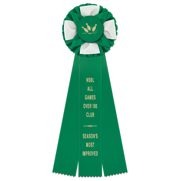 Iverson 3 Rosette Award Ribbon