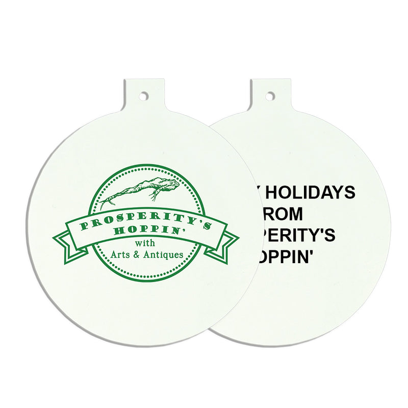 3" Full Color Custom Ornament With Double Sided Print