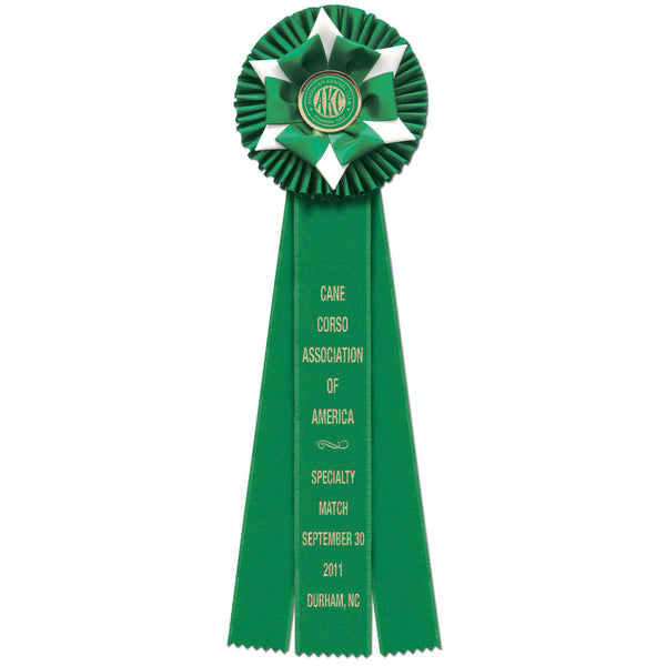 Wheaton 3 Rosette Award Ribbon