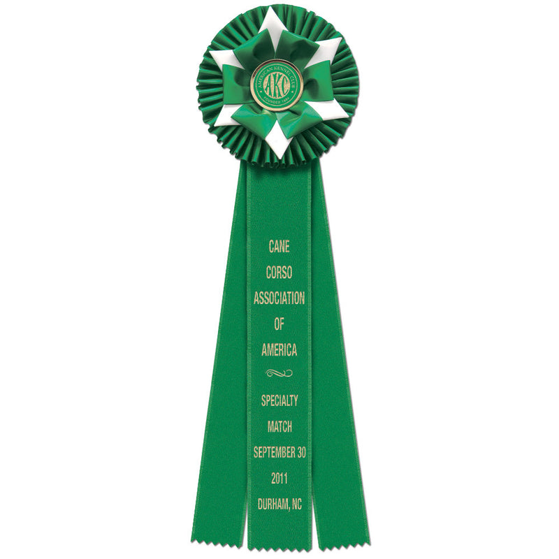 Wheaton 3 Rosette Award Ribbon