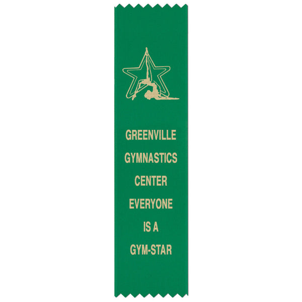 2" x 8" Custom Pinked Top Award Ribbon-Sample Don't Place Order