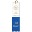 2-1/2" x 10" Custom 2 Layered Pinked Top Award Ribbon-Sample Don't Place Order