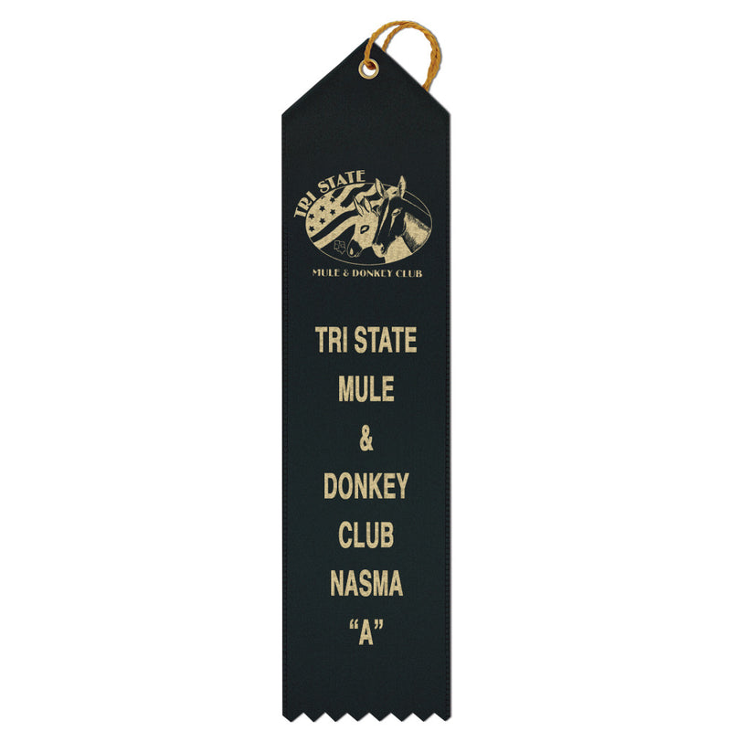 2" x 10" Custom Point Top Award Ribbon