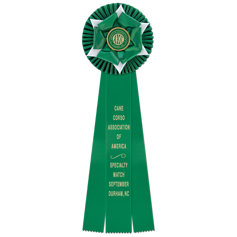 Wheaton 3 Rosette Award Ribbon