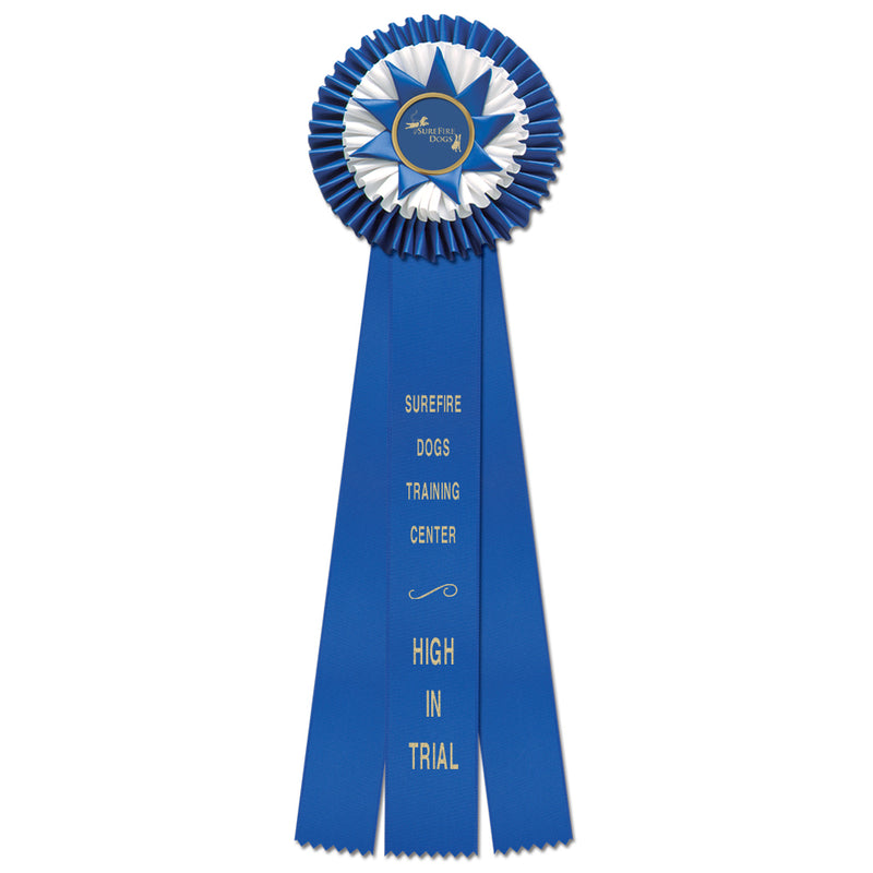 Chatham 3 Rosette Award Ribbon