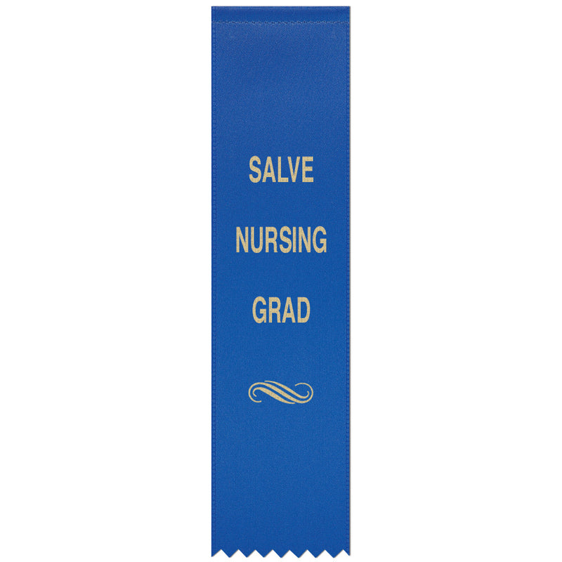 2" x 8" Custom Hemmed Top Award Ribbon