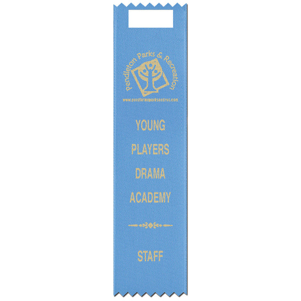 2" x 6" Custom Tape Top Award Ribbon