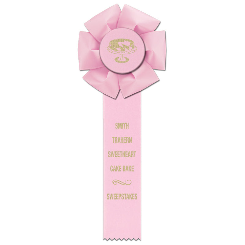 Beauty 1 Rosette Award Ribbon