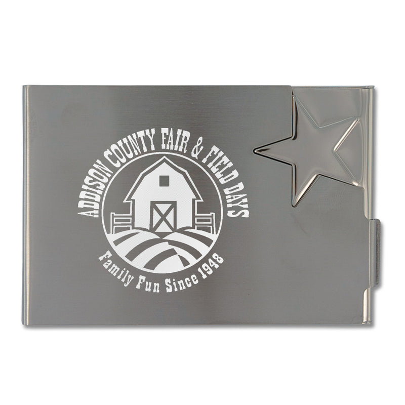 3-3/4" x 2-1/2" Star Business Card Holder