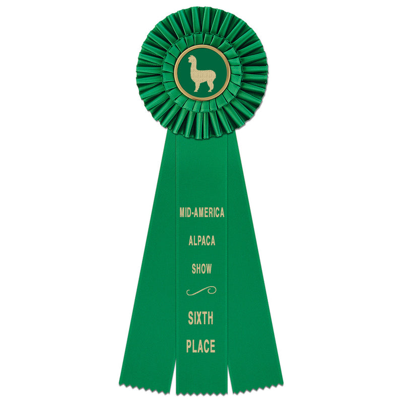 Shannon 3 Rosette Award Ribbon