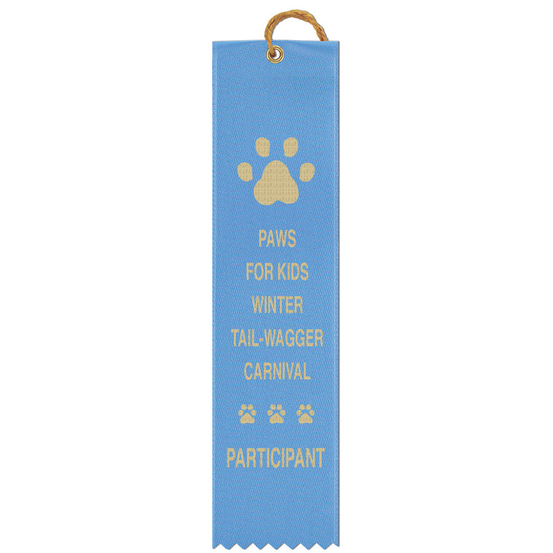 2-1/2" x 8" Custom Square Top Award Ribbon