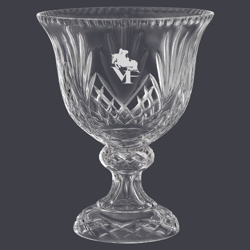 12" Durham Crystal Footed Bowl Trophy