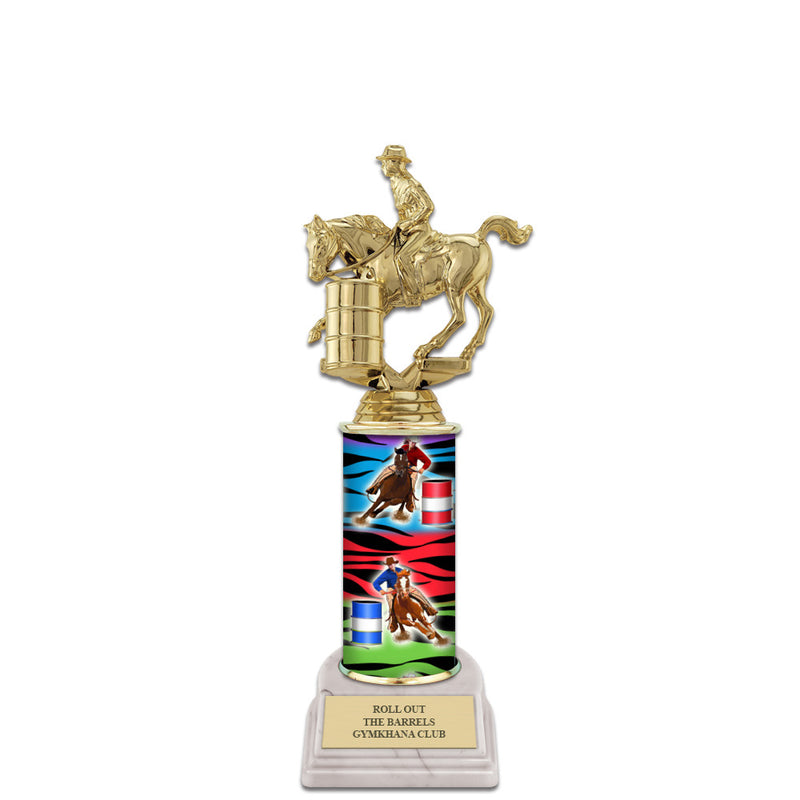 10" White Base Award Trophy