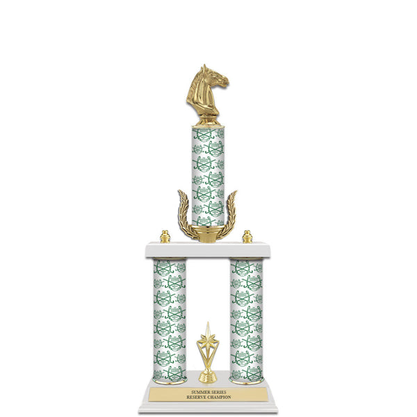 20" Design Your Own Award Trophy With Wreath And Trim