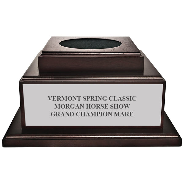 Medium Cherry Championship Trophy Base