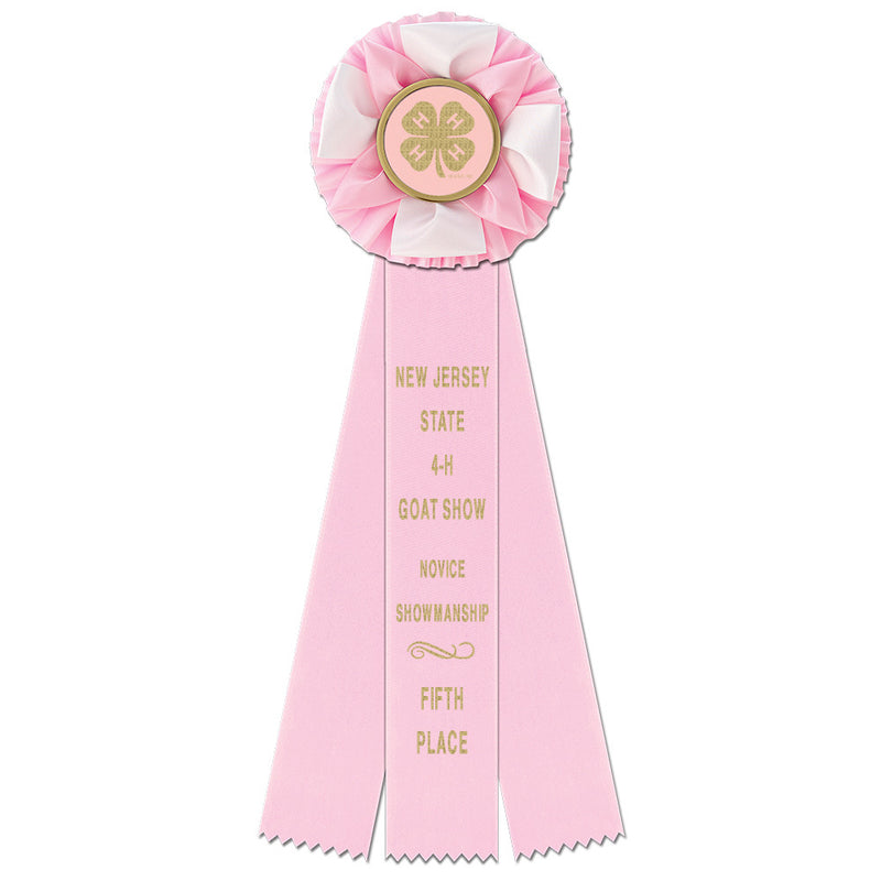 Iverson 3 Rosette Award Ribbon