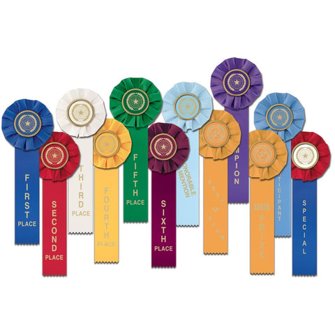 Stock Star Rosette Award Ribbon