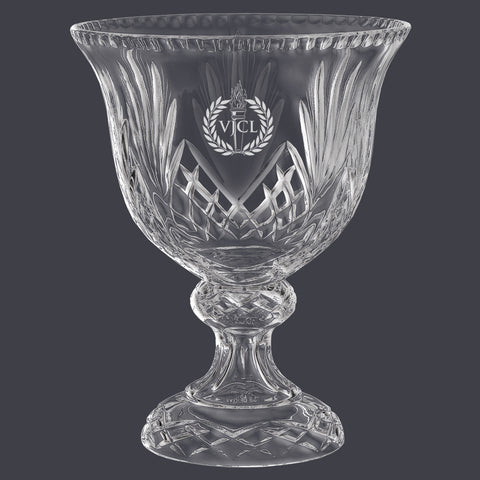 11" Durham Crystal Footed Bowl Trophy