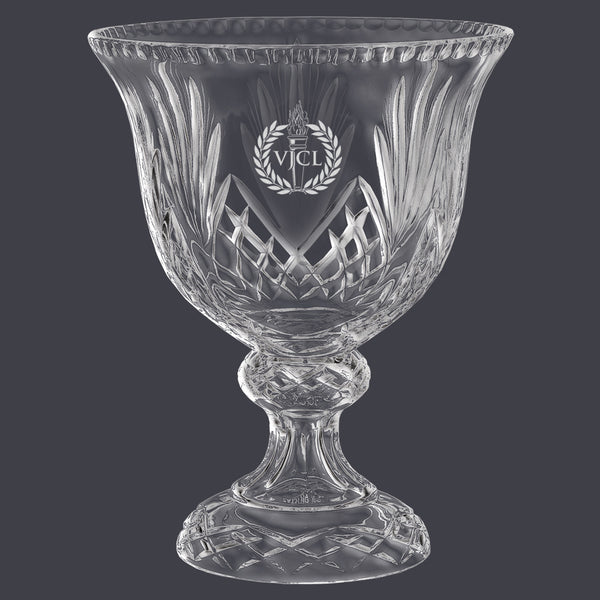 11" Durham Crystal Footed Bowl Trophy