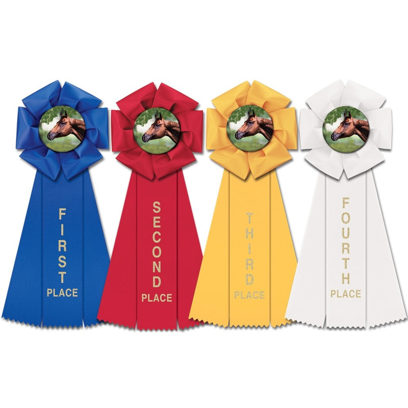 Stock Beauty Rosette Award Ribbon