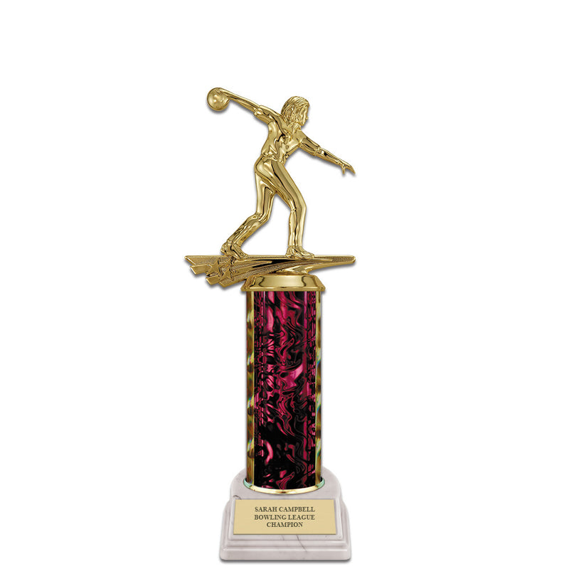 11" White Base Award Trophy