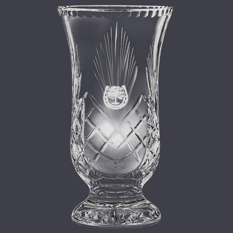 10" Custom Durham Crystal Vase