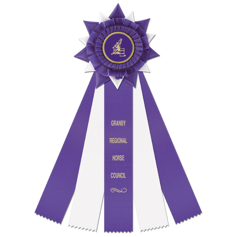 Finchley 5 Rosette Award Ribbon