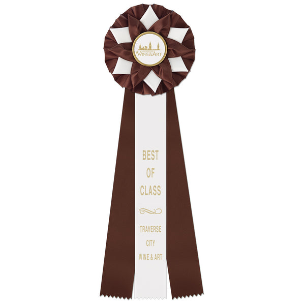 Exeter 3 Rosette Award Ribbon