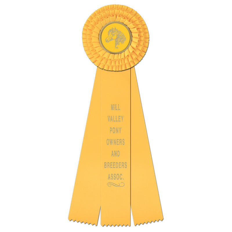 Dover 3 Rosette Award Ribbon