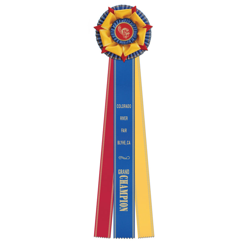 Berkshire 3 Rosette Award Ribbon