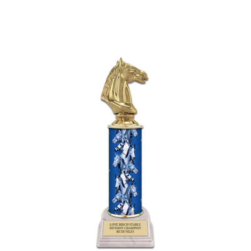 11" White Base Award Trophy