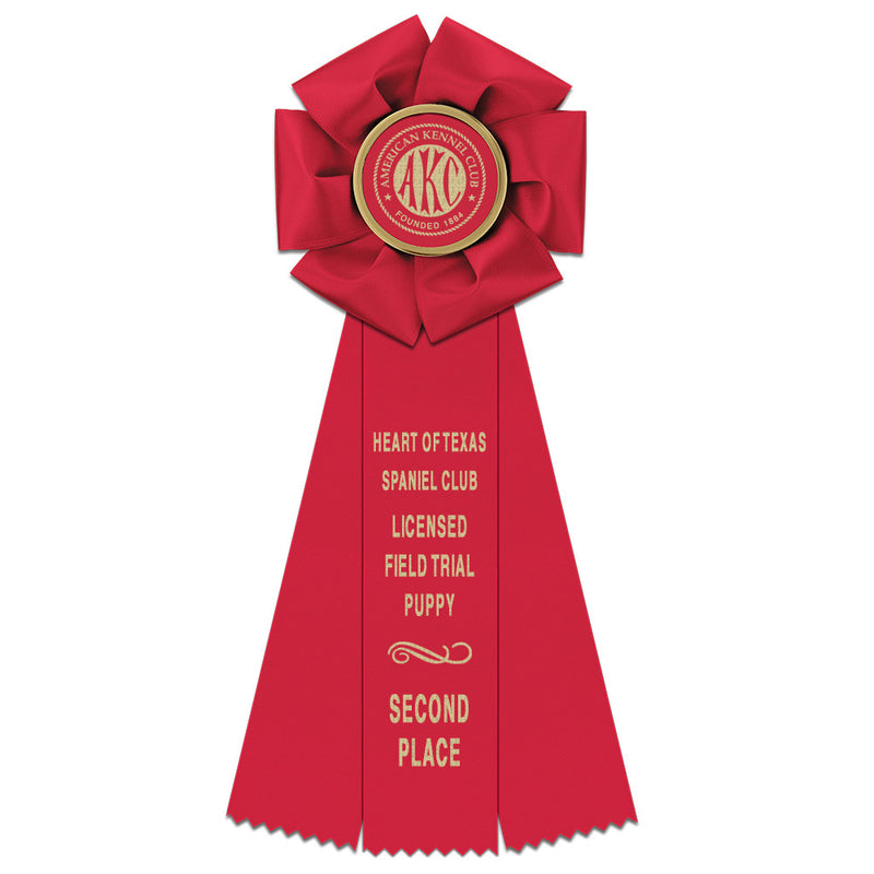 Beauty 3 Rosette Award Ribbon