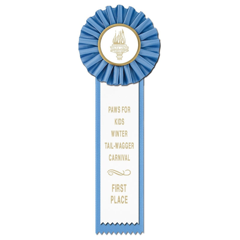 Master 1 Rosette Award Ribbon