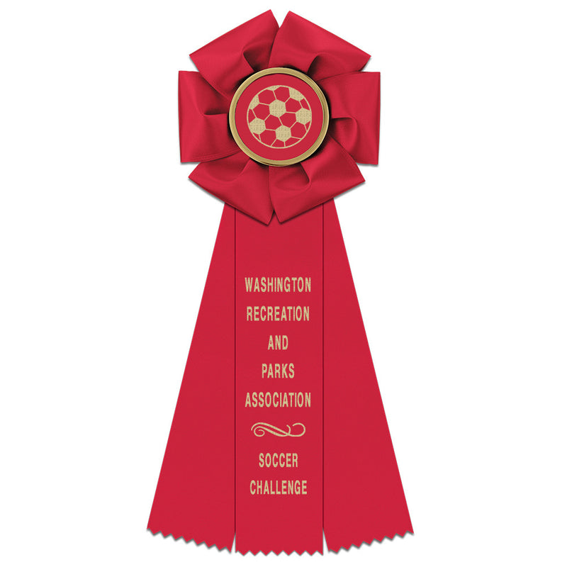 Beauty 3 Rosette Award Ribbon