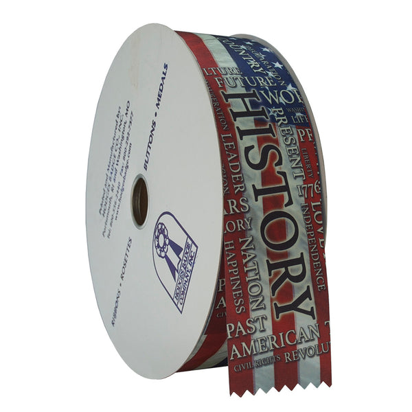 2" X 100 Yards Stock History Award Ribbon Roll