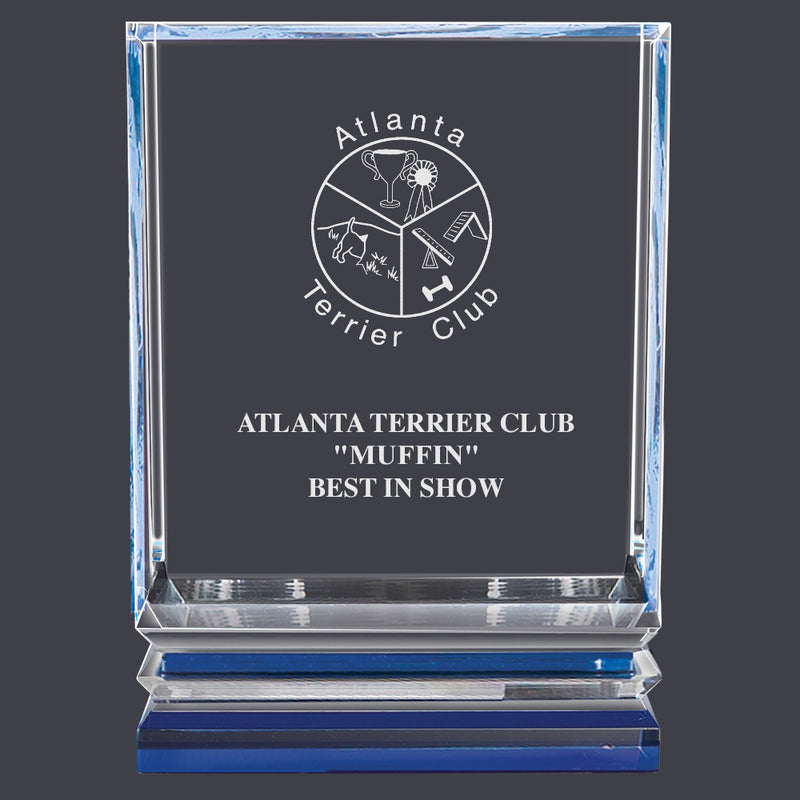 3-1/2" Custom Engraved Acrylic Award