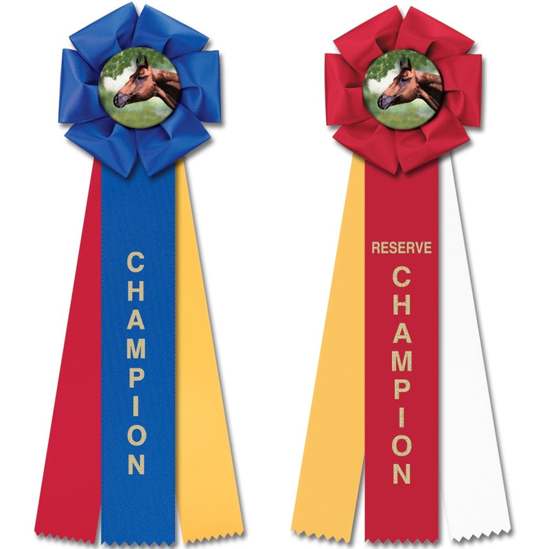 Stock Beauty Rosette Award Ribbon