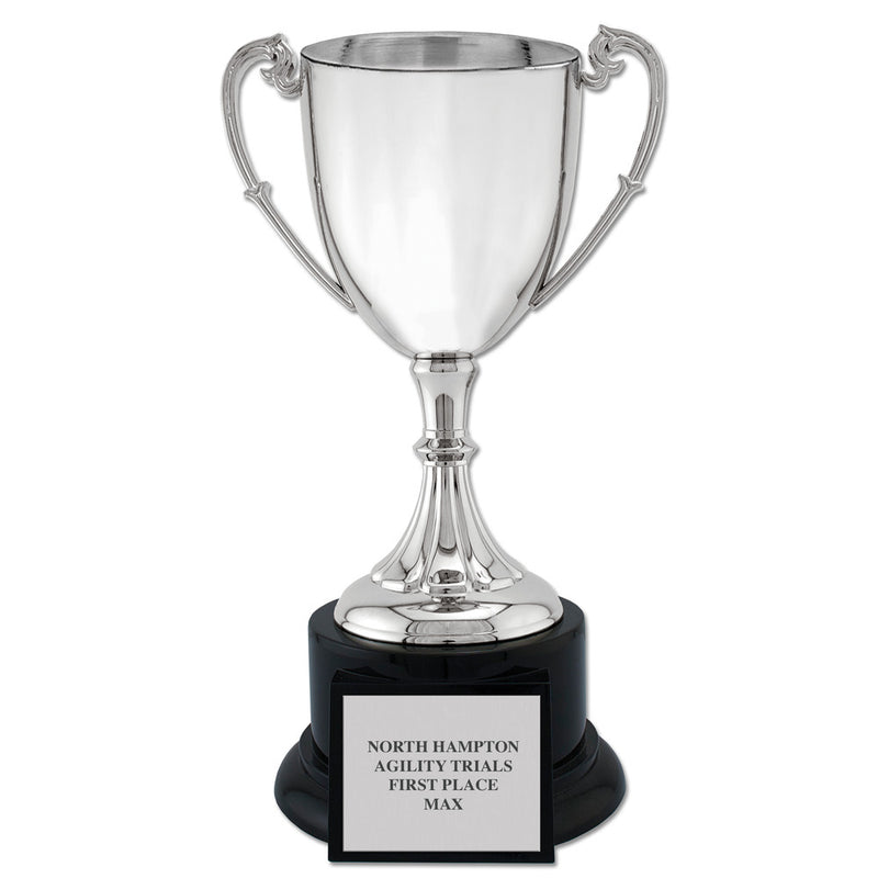 12-3/4" Loving Cup Award Trophy With Black Base