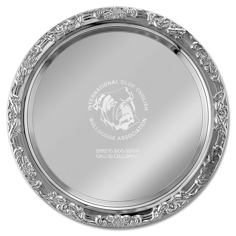 16-1/2" Rose Edge Award Tray