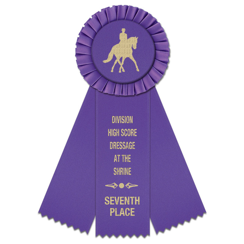 Mere 3 Rosette Award Ribbon