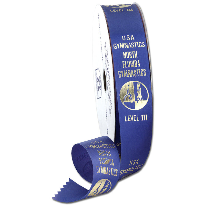 1-5/8" X 50 Yards Custom Award Ribbon Roll