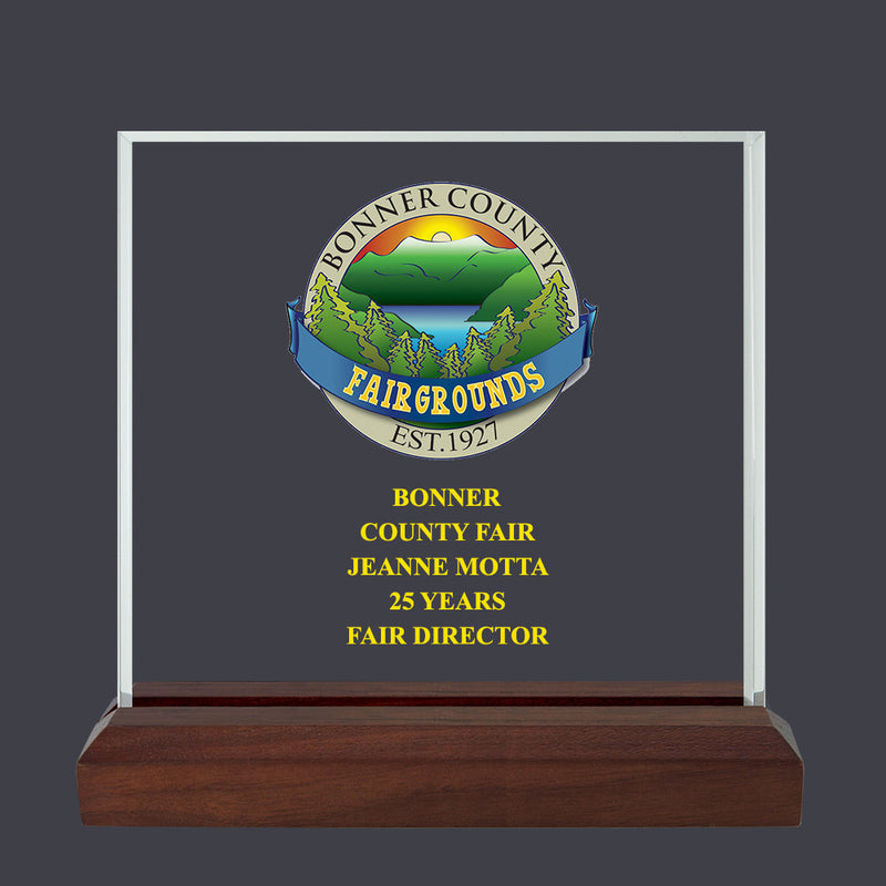 5" x 5" Custom Full Color Square Acrylic Award