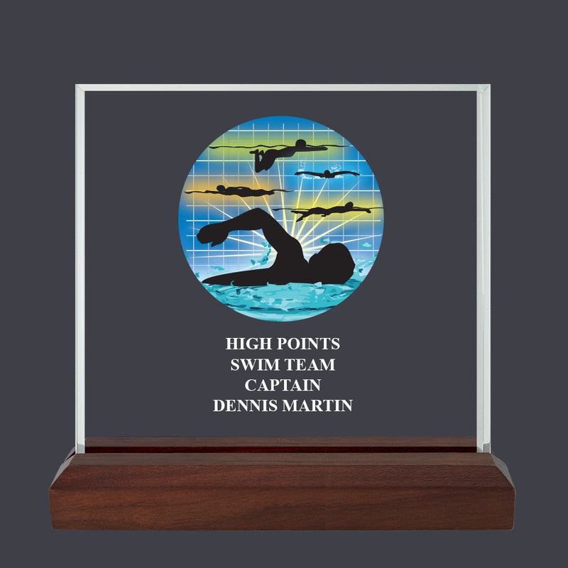 5" x 5" Custom Full Color Square Acrylic Award