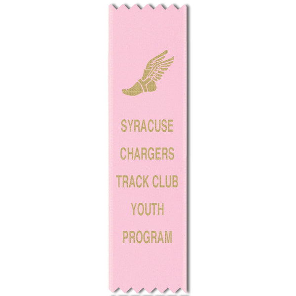 1-5/8" x 6" Custom Pinked Top Award Ribbon