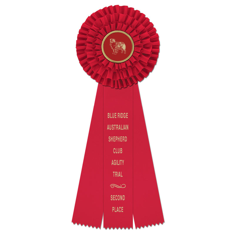 Regent 3 Rosette Award Ribbon