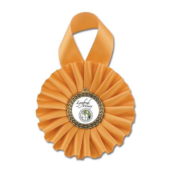 Bottle Rosette Award Ribbon