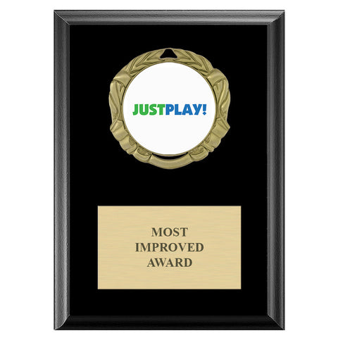 5" x 7"  XBX Medal Award Plaque - Black Finish