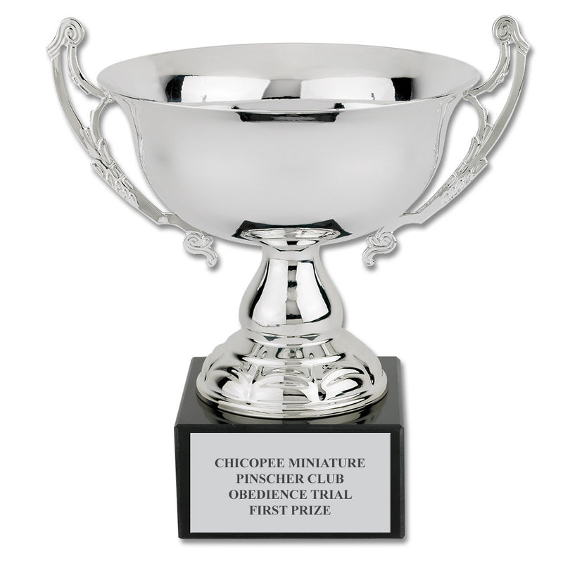 11-1/2" Award Trophy Cup With Attached Marble Base