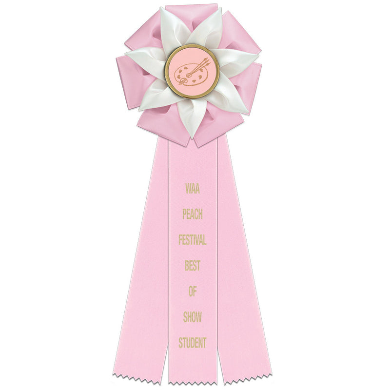 Roseland 3 Rosette Award Ribbon